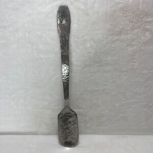 VTG Homemade Hammered Metal Spoon Server Scoop‎ Rustic Kitchen Utensil Farmhouse